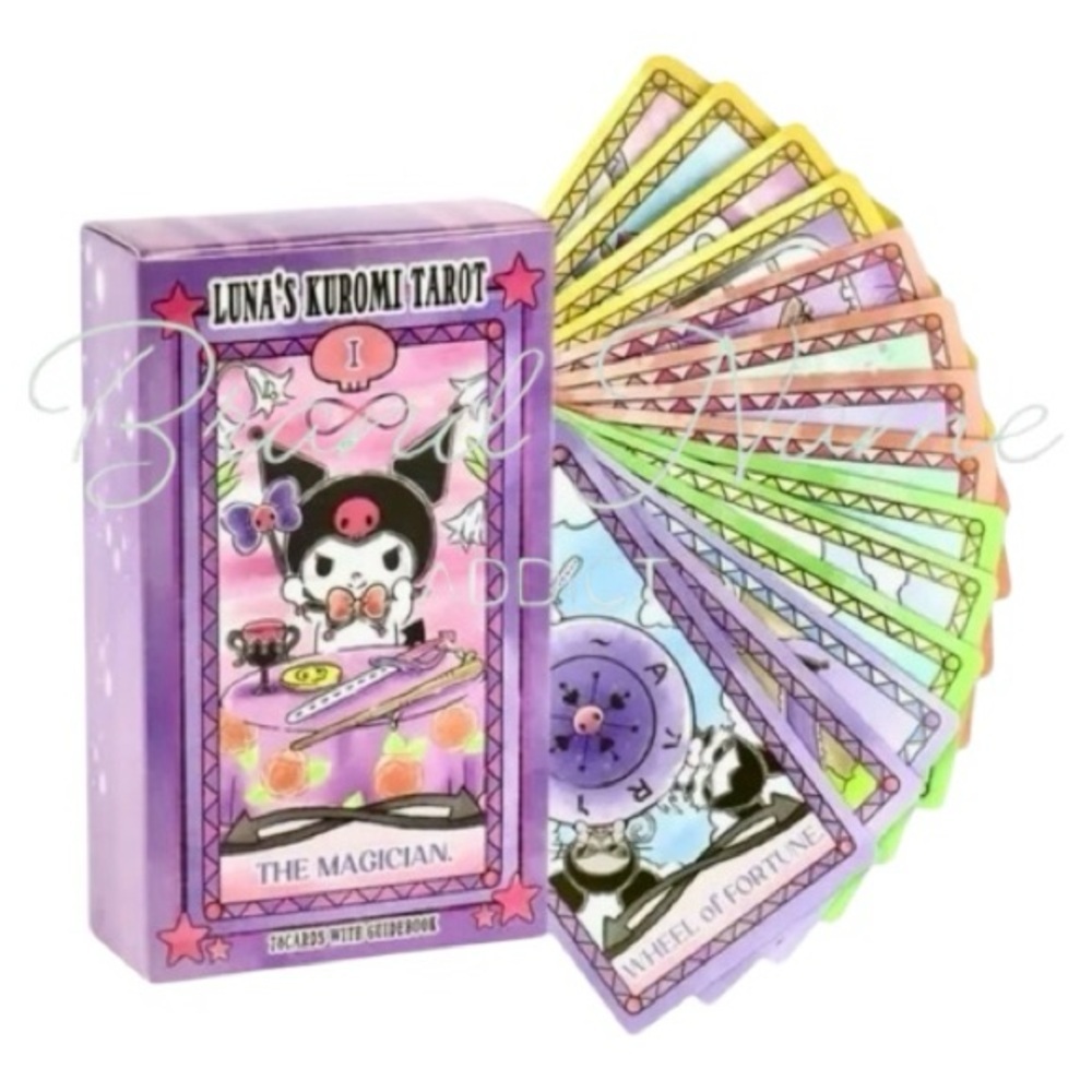 PRICE IS FIRM - Kuromi Pocket Size Tarot Card Deck